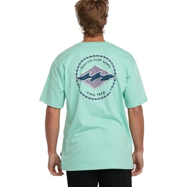  Billabong Rotor Diamond Regular Erkek Yeşil Tişört