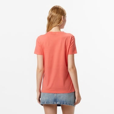  Boss Elogo Kadın Açık Kırmızı T-Shirt