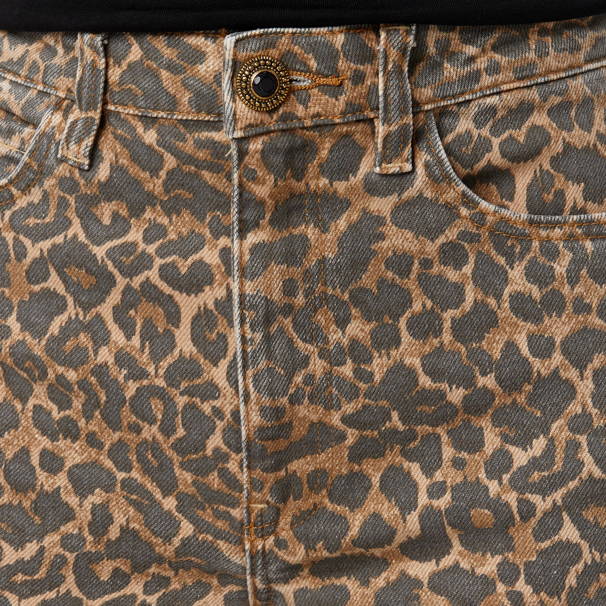 Guess Mirage Relaxed Fit Kadın Renkli Pantolon