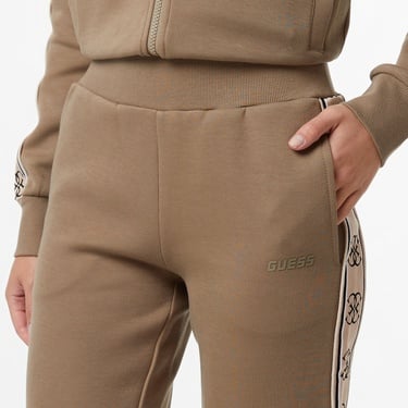  Guess Britney Regular Fit Kadın Kahverengi Eşofman Altı