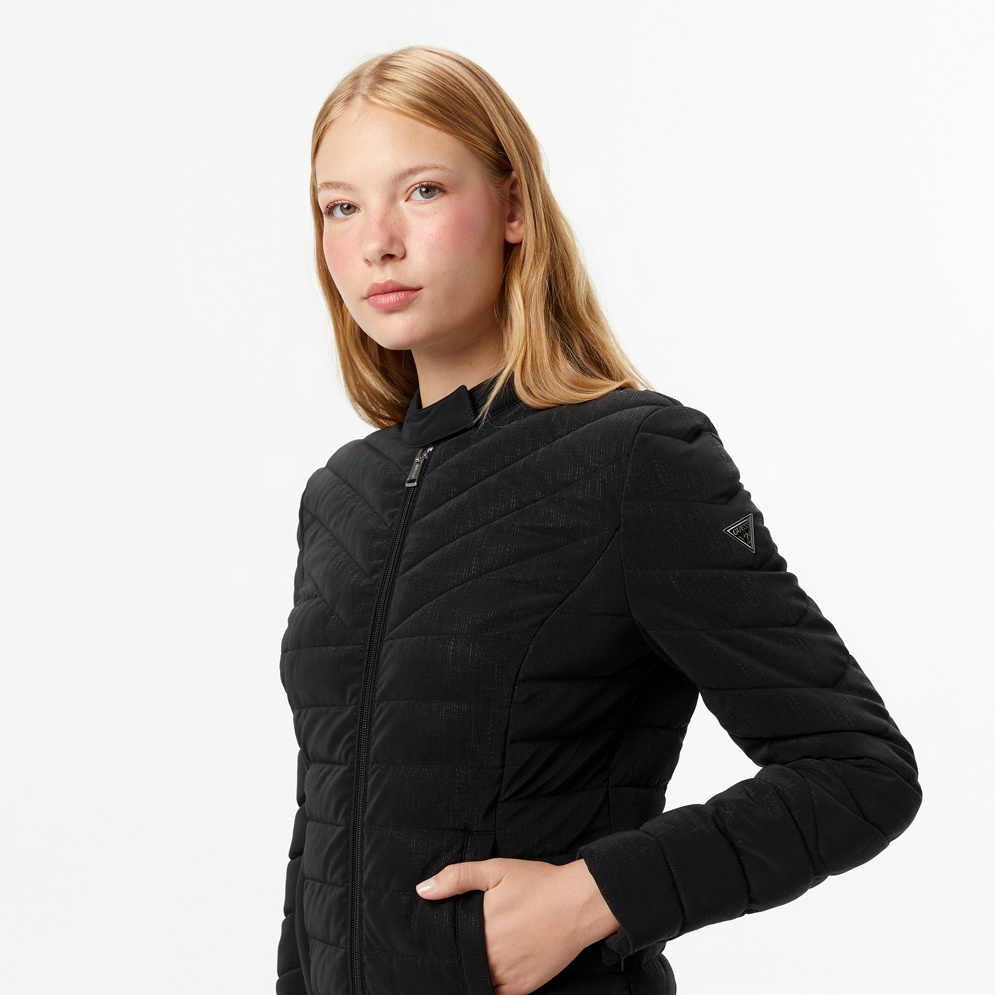 Guess New Vona Kadın Siyah Ceket