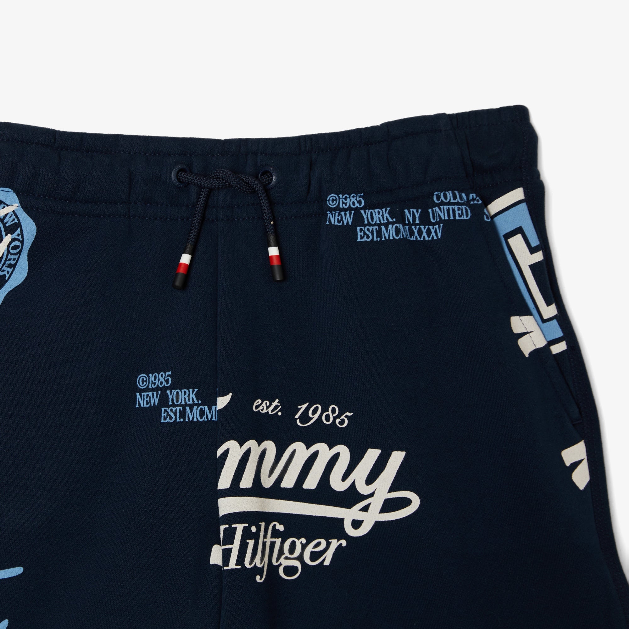 Tommy Hilfiger Allover Logo Çocuk Lacivert Şort