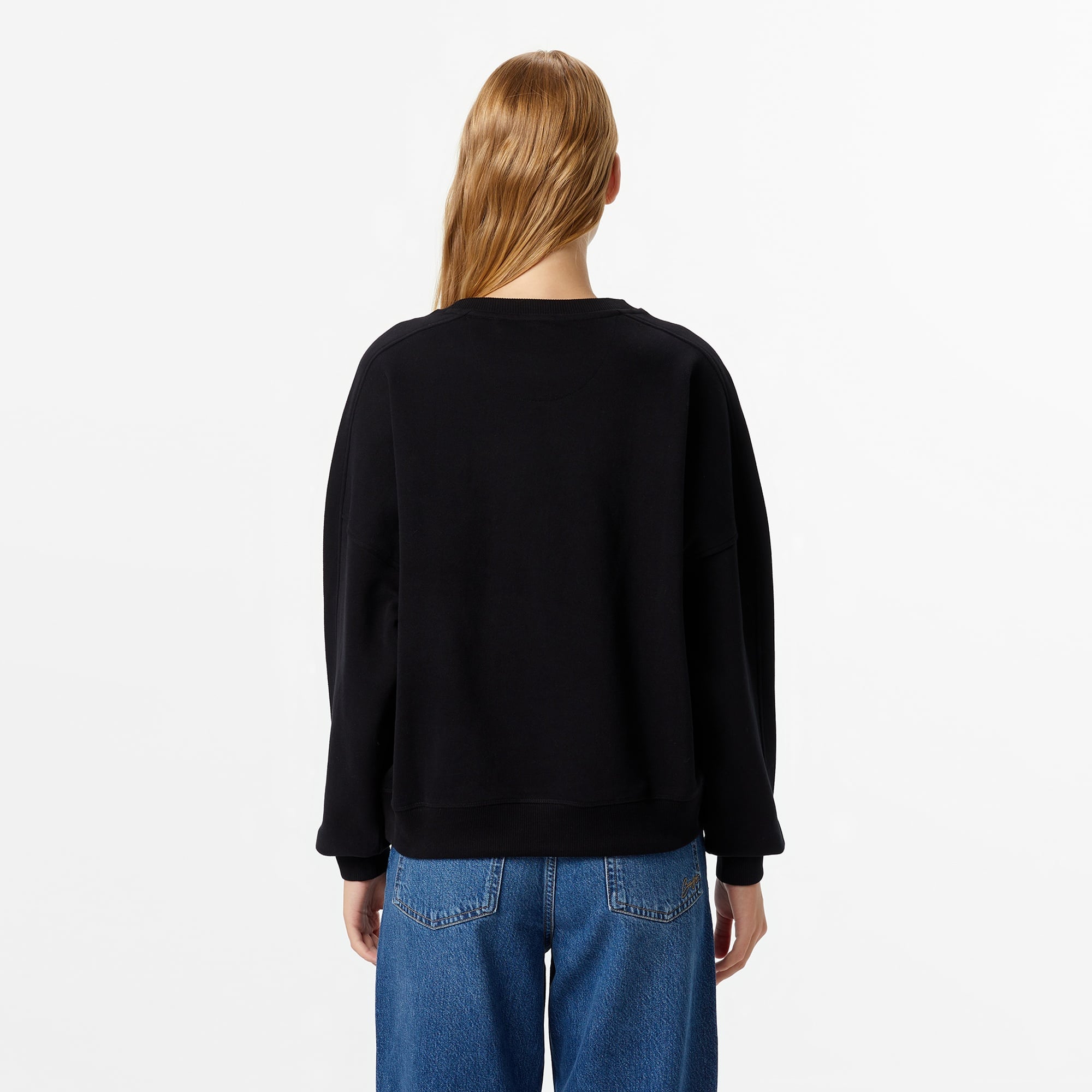 Boss Eland Kadın Siyah Sweatshirt