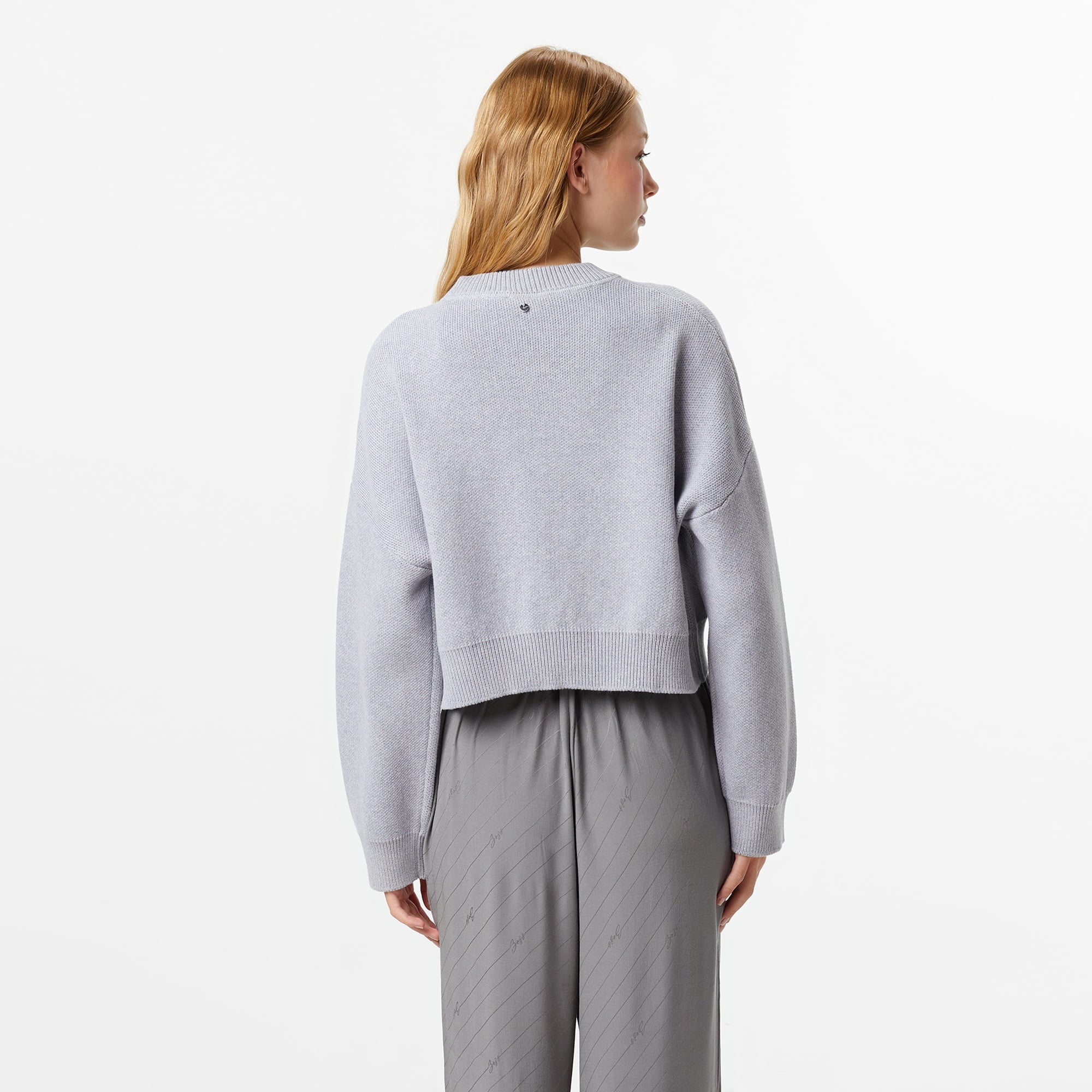 Boss Finevra Kadın Gümüş Triko