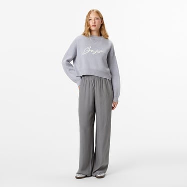  Boss Finevra Kadın Gümüş Triko