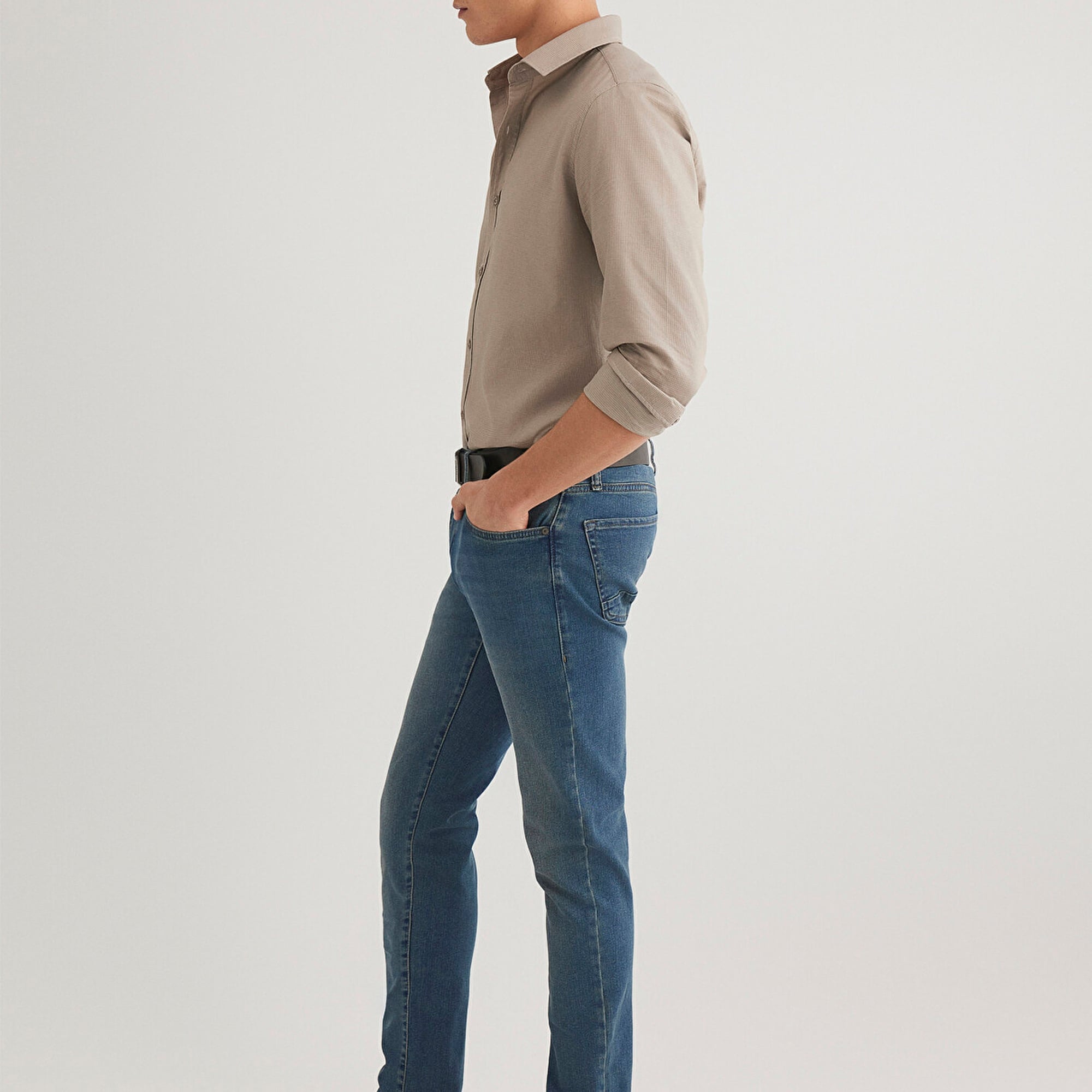 Mavi Jake Gölgeli İndigo Mavisi Jean Pantolon 8842222407