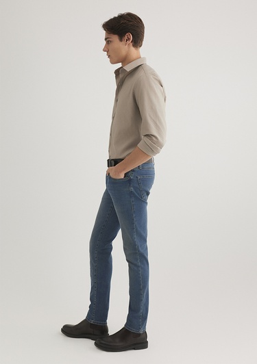  Mavi Jake Gölgeli İndigo Mavisi Jean Pantolon 8842222407