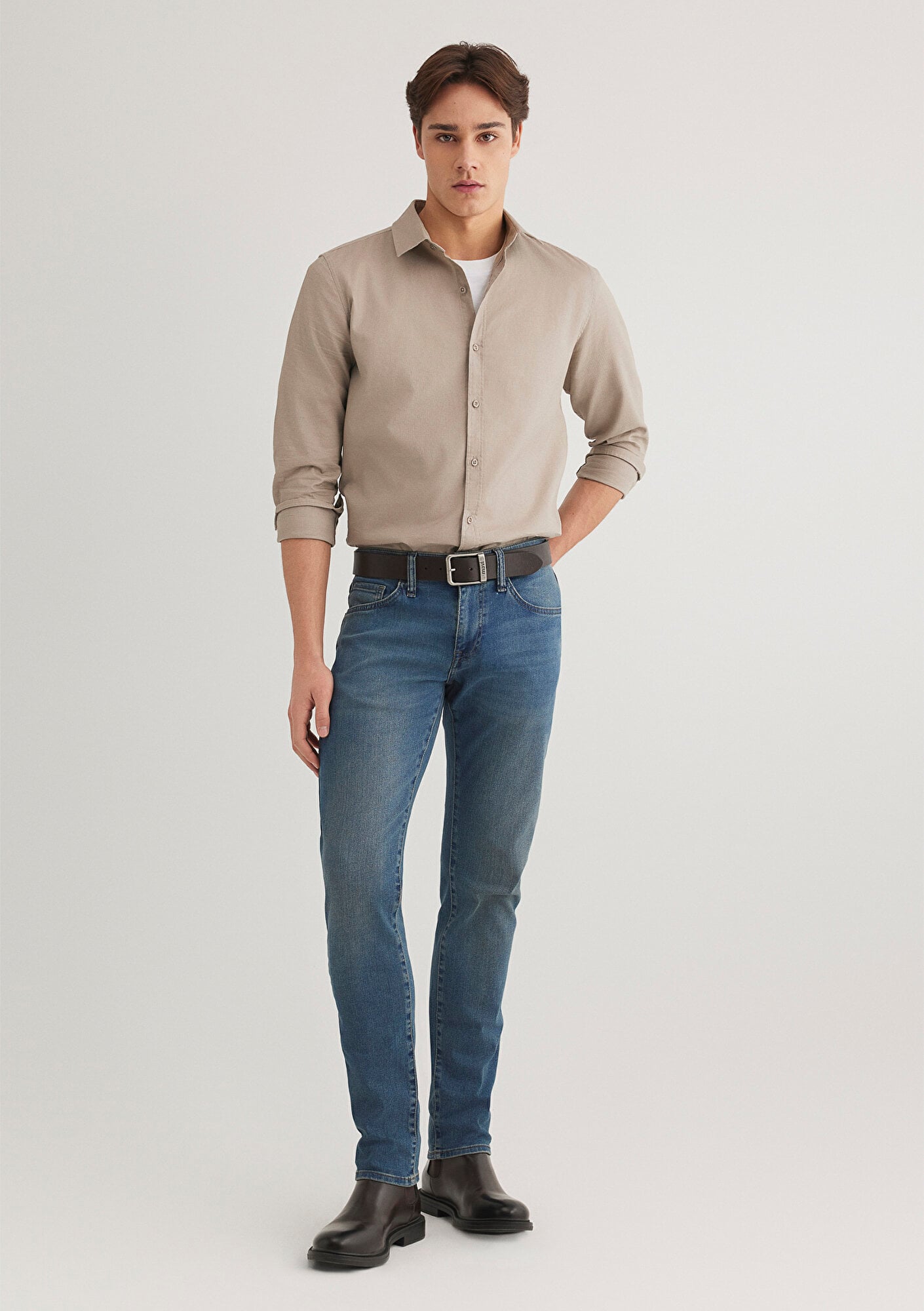  Mavi Jake Gölgeli İndigo Mavisi Jean Pantolon 8842222407