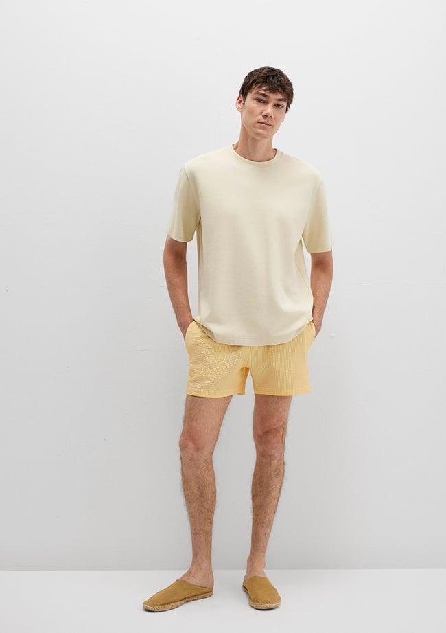  Mavi Sarı Deniz Şortu 0912104-26838