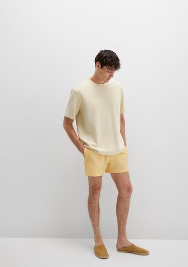  Mavi Sarı Deniz Şortu 0912104-26838