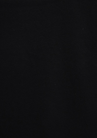  Mavi Bisiklet Yaka Siyah Basic Tişört Oversize / Geniş Kesim 0613113-900