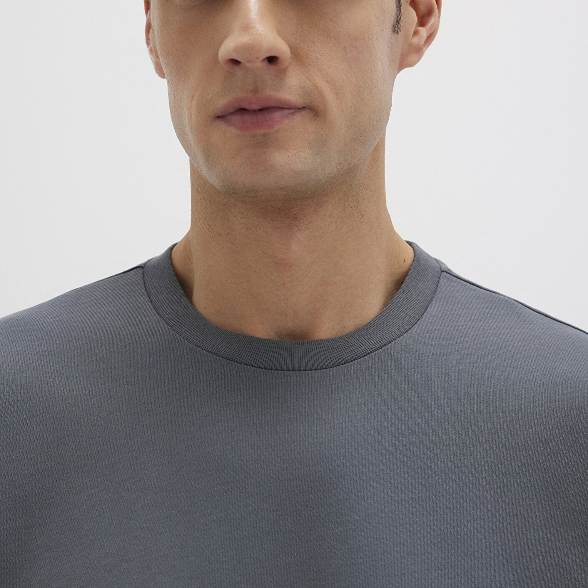 Mavi Bisiklet Yaka Lacivert Basic Tişört Loose Fit / Bol Rahat Kesim 0611596-80776