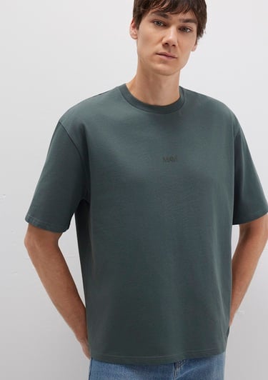  Mavi Mavi Baskılı Yeşil Tişört Relaxed Fit / Rahat Kesim 0613093-71598