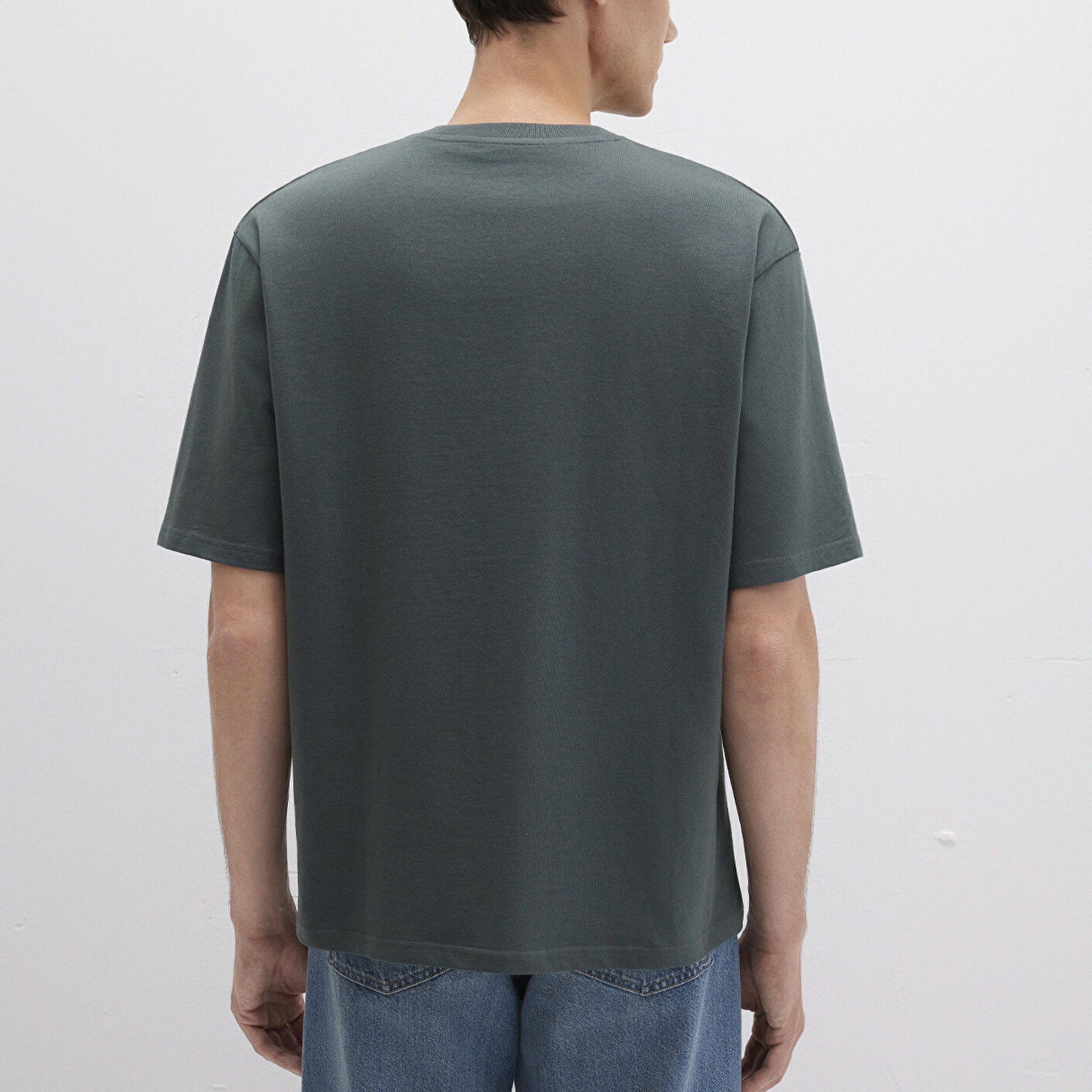 Mavi Mavi Baskılı Yeşil Tişört Relaxed Fit / Rahat Kesim 0613093-71598