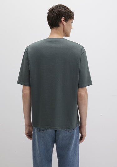  Mavi Mavi Baskılı Yeşil Tişört Relaxed Fit / Rahat Kesim 0613093-71598