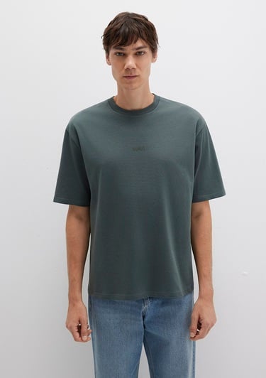  Mavi Mavi Baskılı Yeşil Tişört Relaxed Fit / Rahat Kesim 0613093-71598