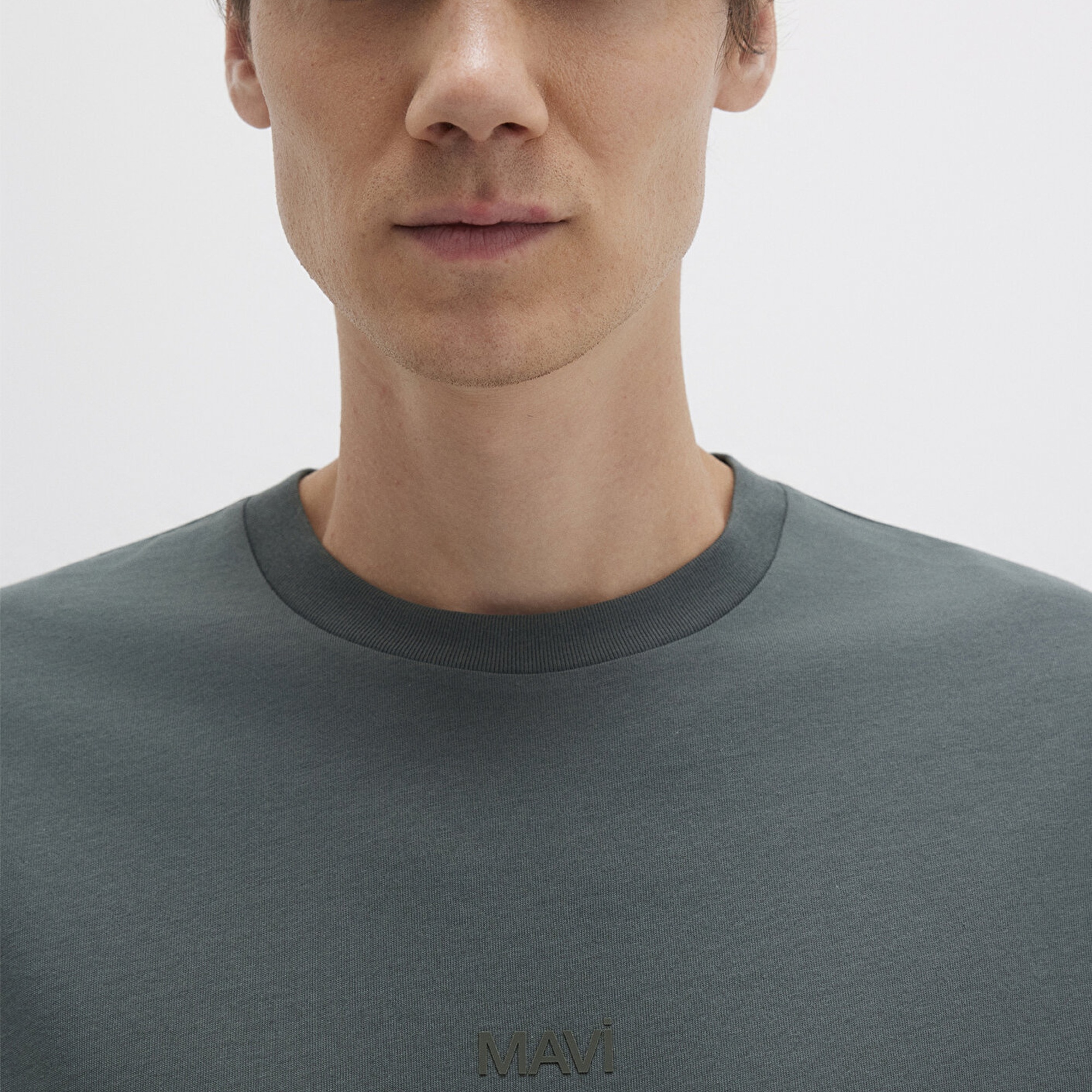 Mavi Mavi Baskılı Yeşil Tişört Relaxed Fit / Rahat Kesim 0613093-71598