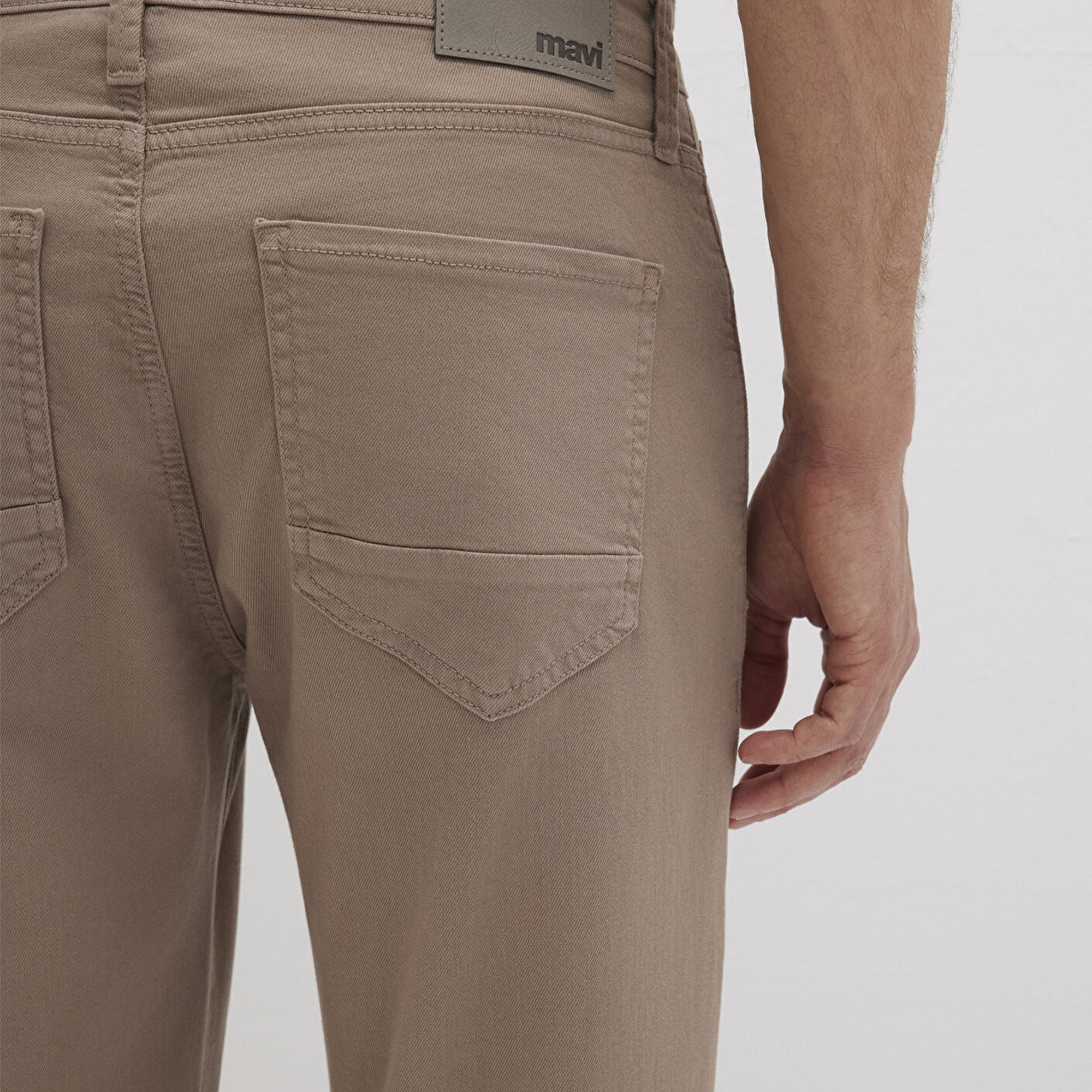 Mavi Lisbon Kahverengi Denim Gabardin Pantolon 0010039-90681