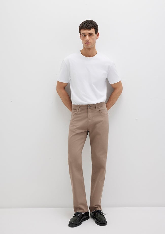  Mavi Lisbon Kahverengi Denim Gabardin Pantolon 0010039-90681