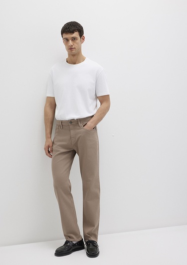  Mavi Lisbon Kahverengi Denim Gabardin Pantolon 0010039-90681