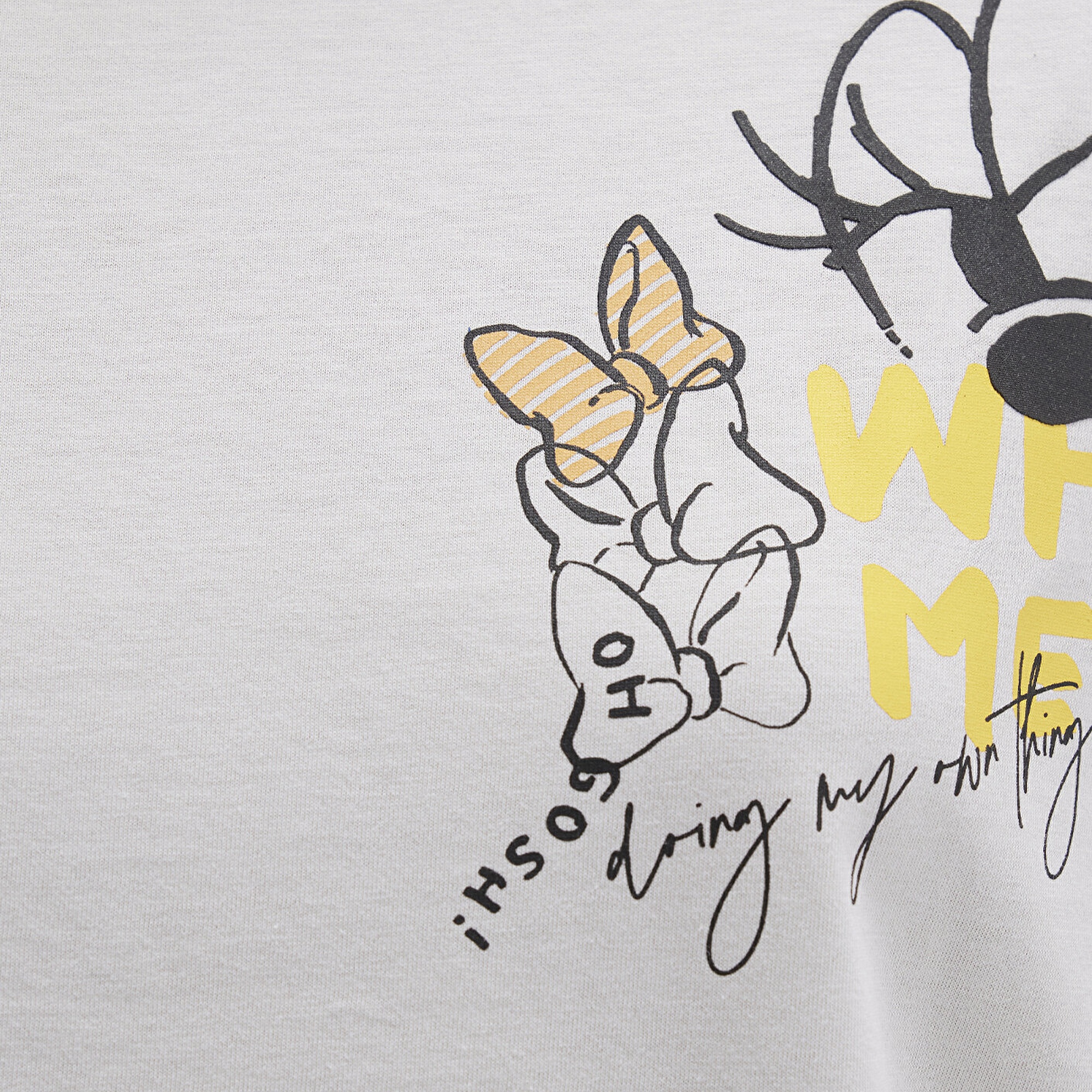 Mavi Mickey Moyse Baskılı Gri Tişört Regular Fit / Normal Kesim 1613673-70077