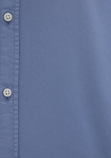  Mavi Tencel TM Liyosel Karışımlı Mavi Gömlek Slim Fit / Dar Kesim 0211805-83767