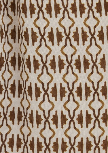  Mavi Etnik Baskılı Bej Pantolon 1011123-91009