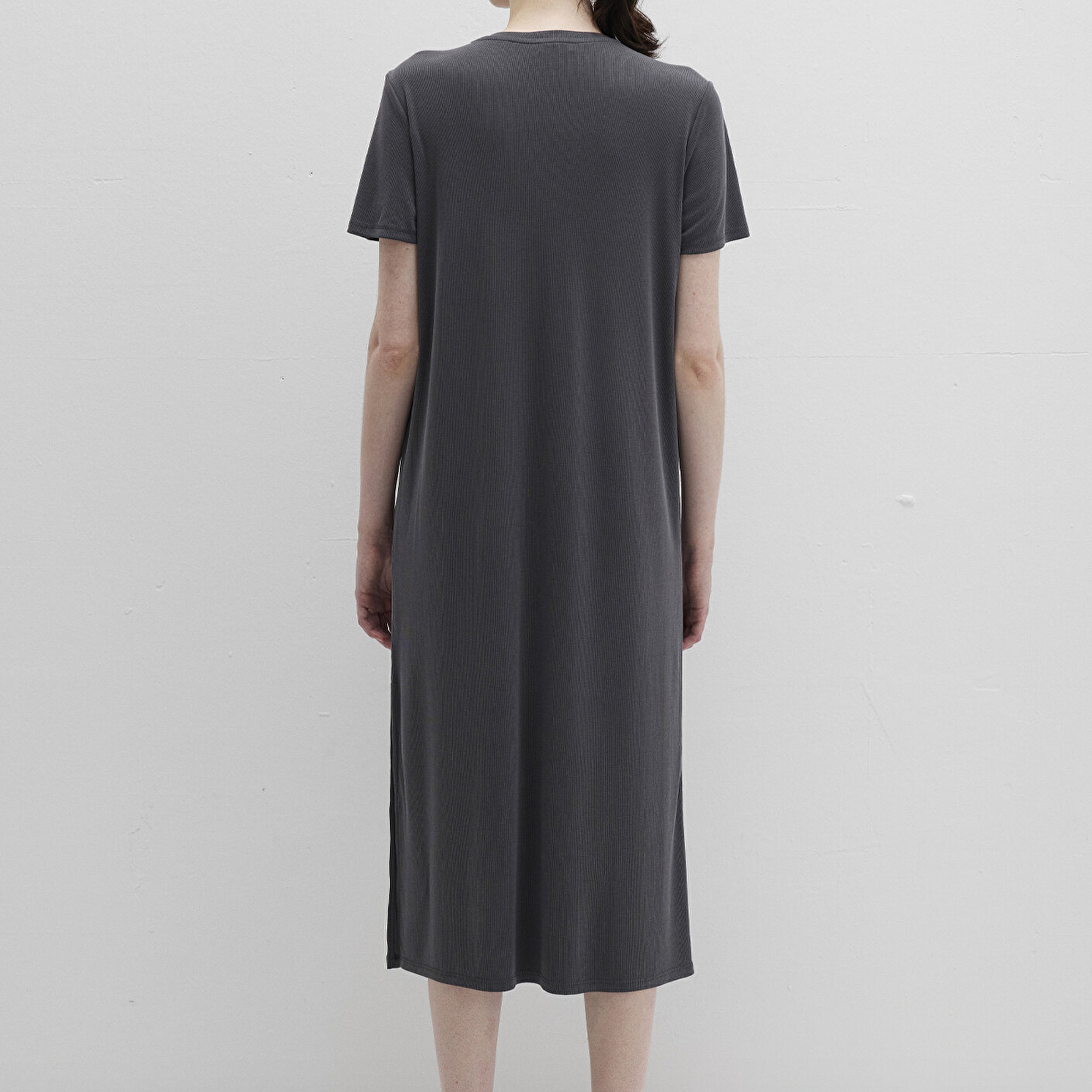 Mavi Tencel TM Modal Antrasit Midi Elbise 1310777-70095