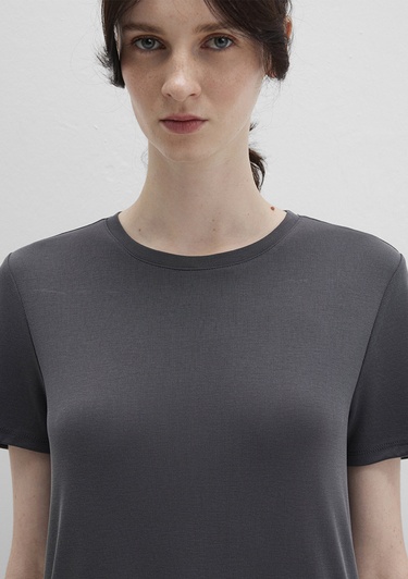  Mavi Tencel TM Modal Antrasit Midi Elbise 1310777-70095