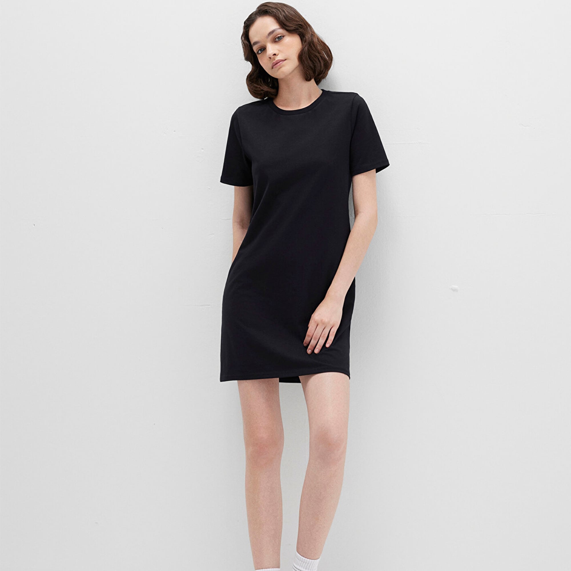 Mavi Siyah Mini Elbise 1310773-900