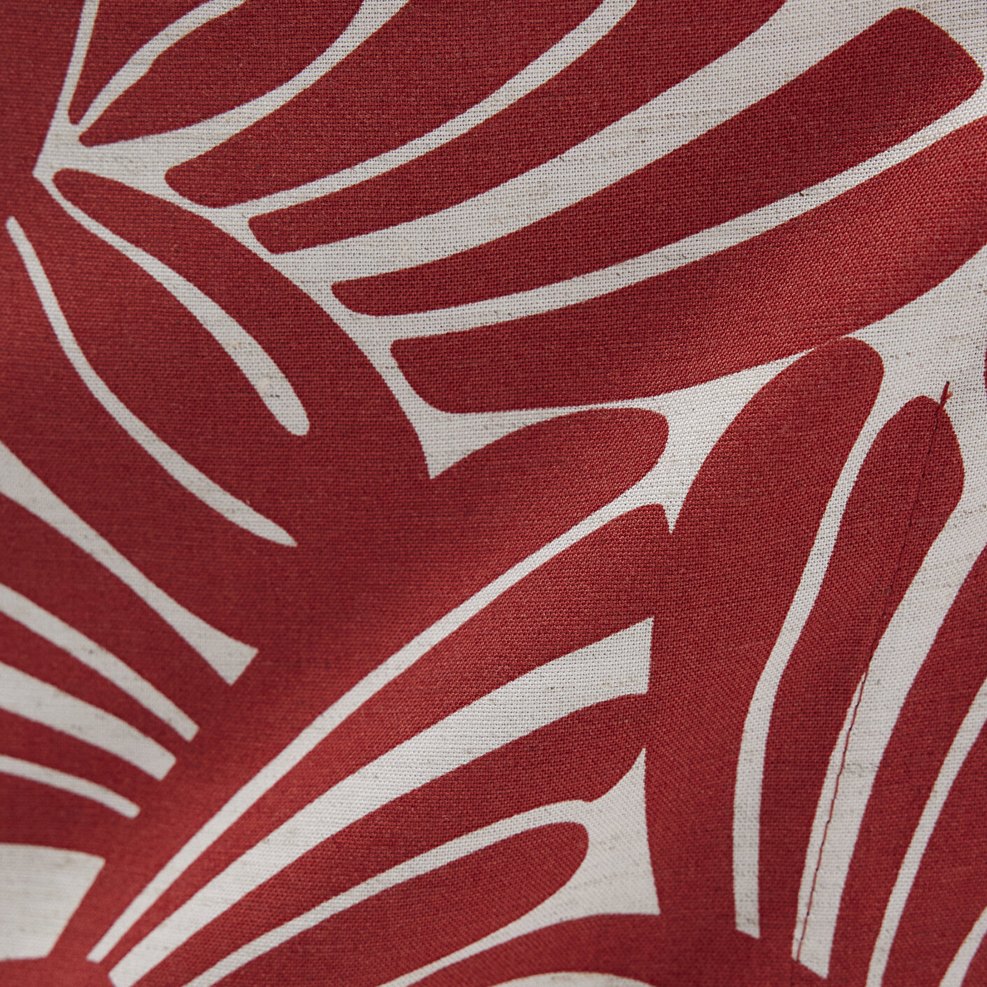 Mavi Bağlama Detaylı Baskılı Kırmızı Etek 1310765-91314