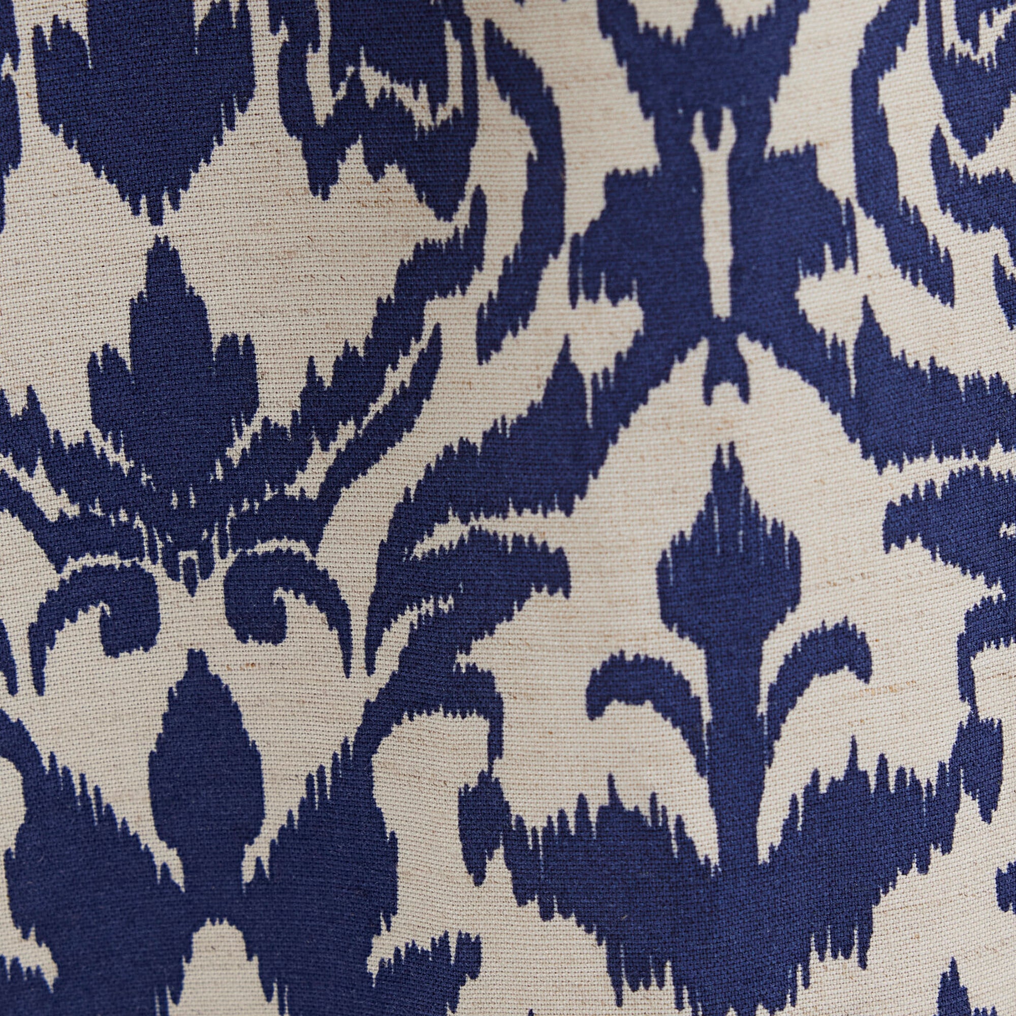 Mavi Bağlama Detaylı Baskılı Lacivert Etek 1310765-91089