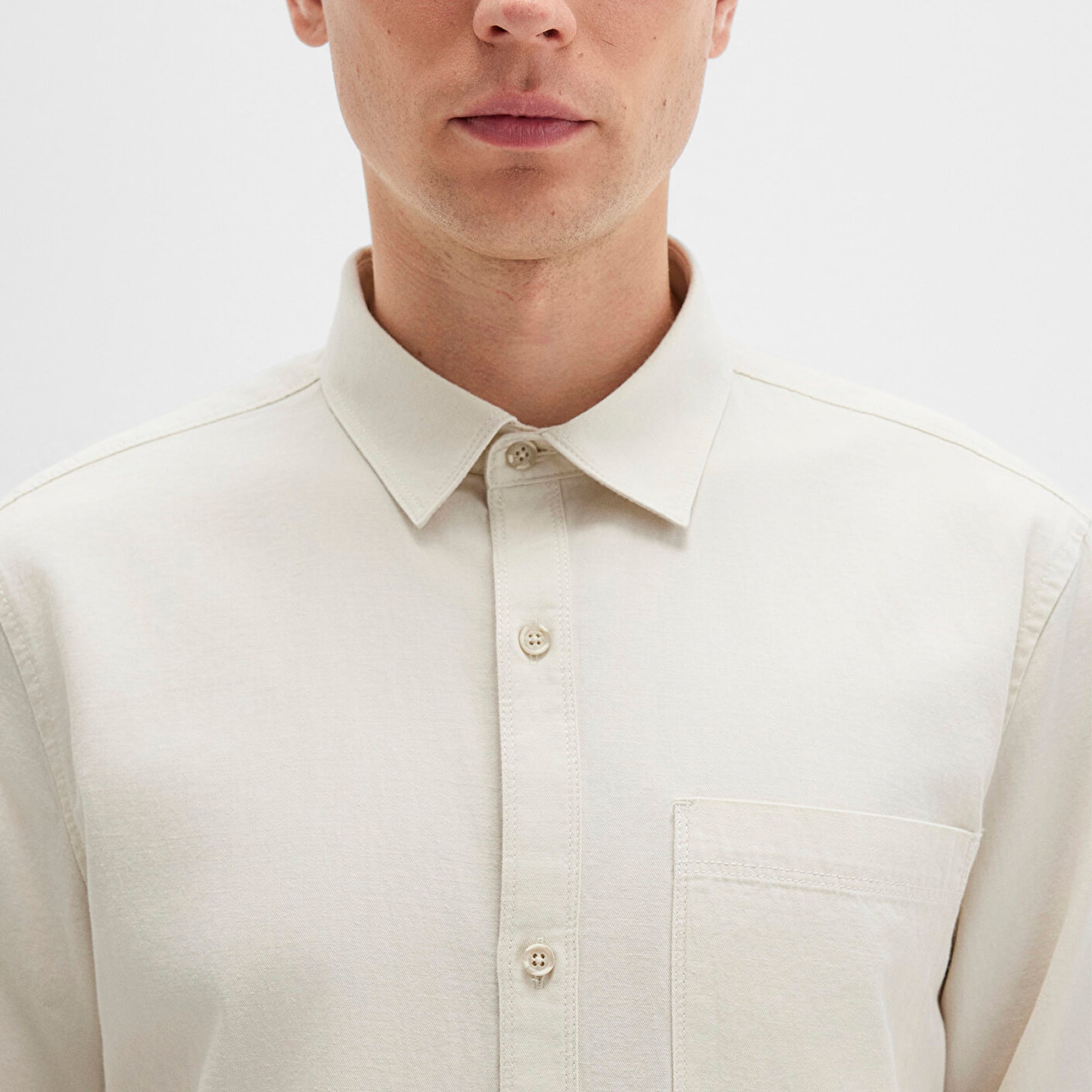 Mavi Bej Gömlek Regular Fit / Normal Kesim 0211658-70134