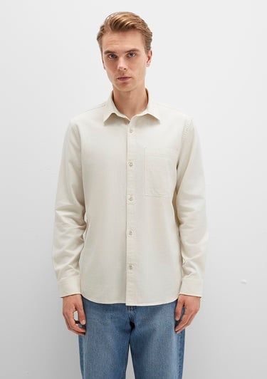  Mavi Bej Gömlek Regular Fit / Normal Kesim 0211658-70134