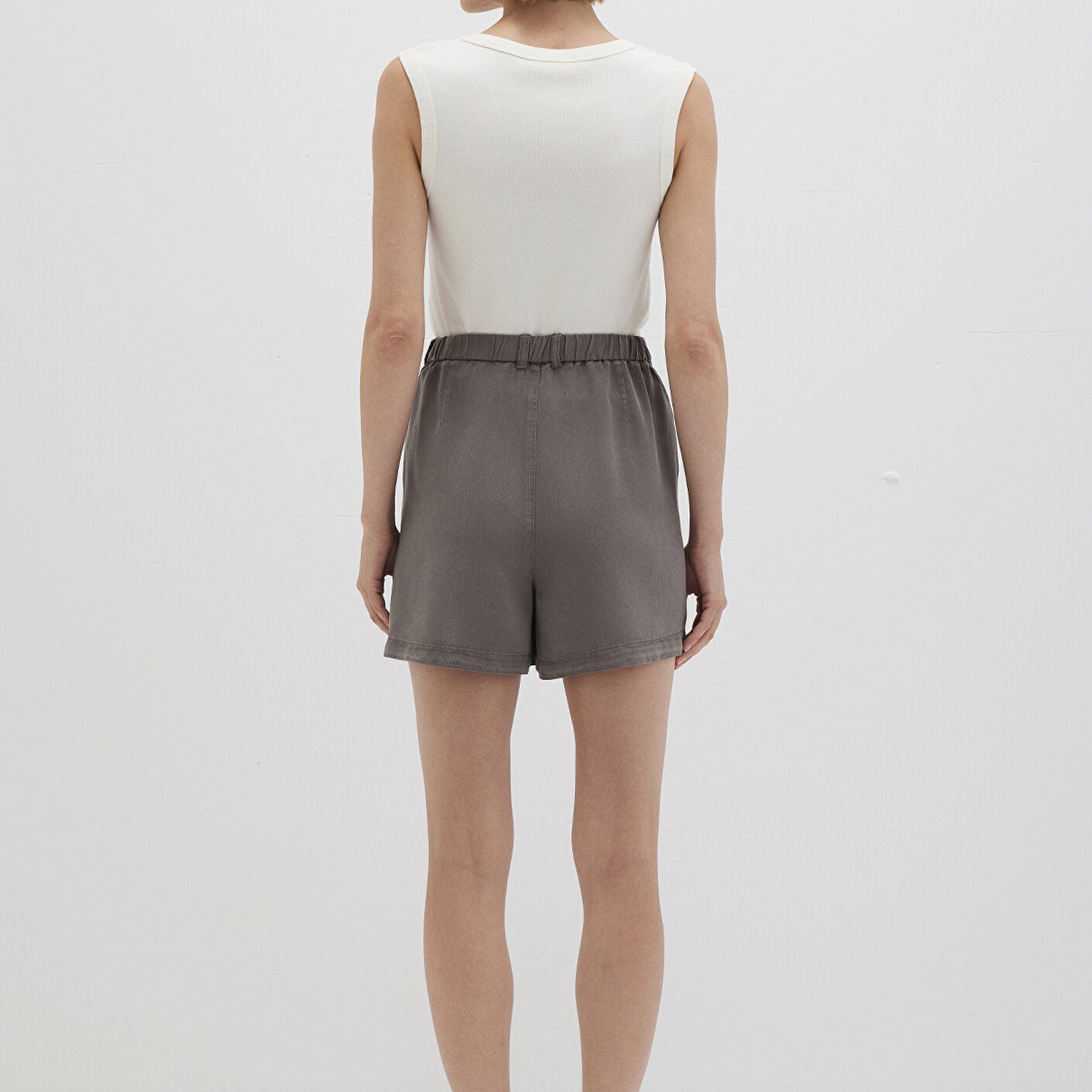 Mavi (TENCEL™) Liyosel Gri Şort 1410195-70133