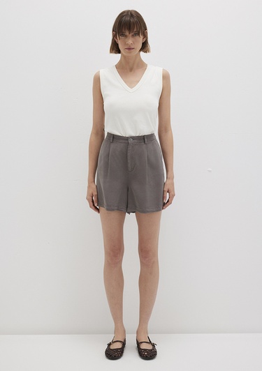  Mavi Tencel TM Liyosel Gri Şort 1410195-70133