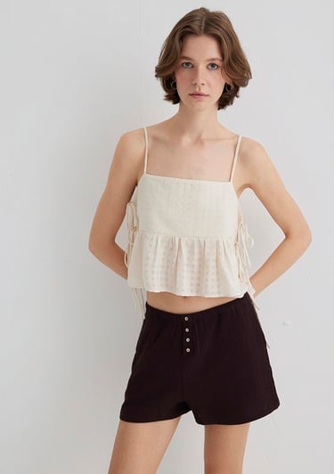  Mavi Ekru Bluz 1211306-80194