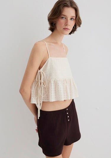  Mavi Ekru Bluz 1211306-80194