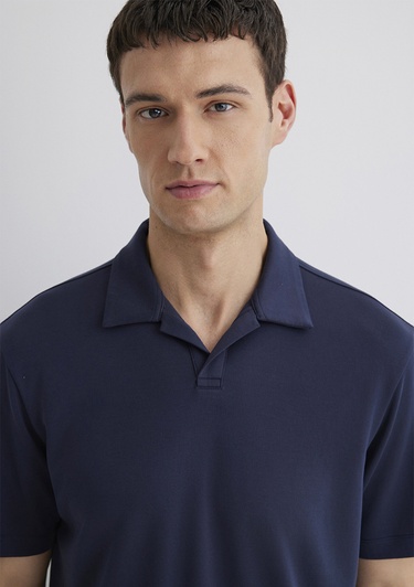  Mavi Lacivert Polo Tişört Regular Fit / Normal Kesim 0613008-83699
