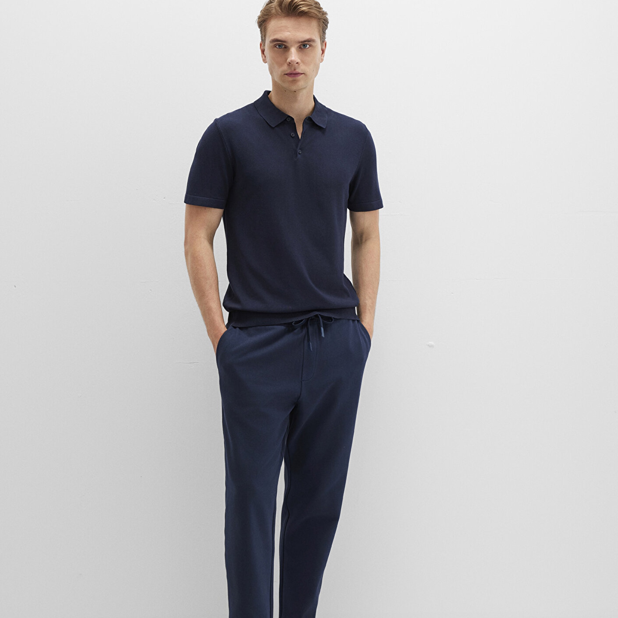 Mavi Lacivert Örme Pantolon 0010521-70490