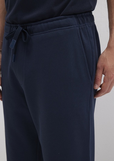  Mavi Lacivert Örme Pantolon 0010521-70490