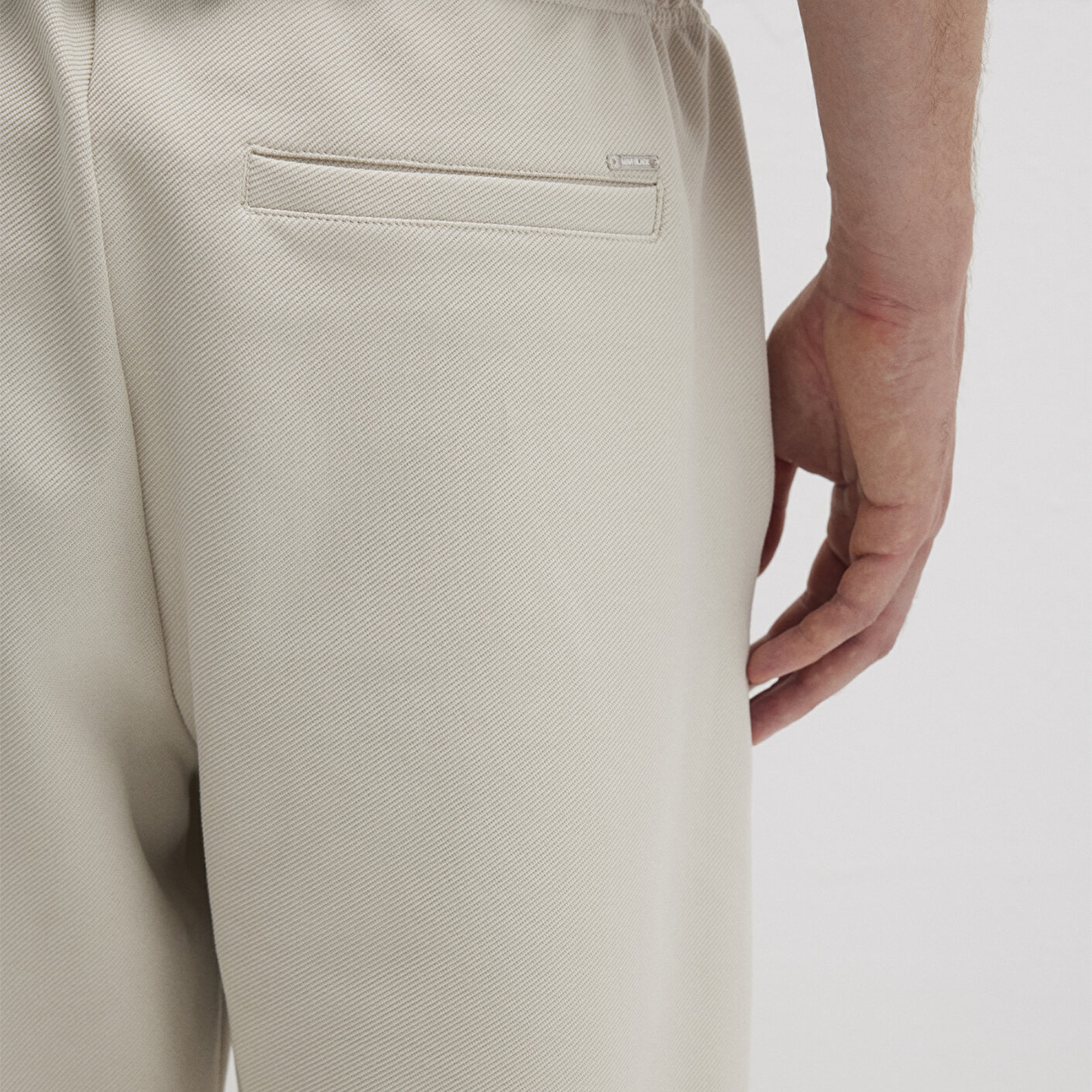 Mavi Bej Örme Pantolon 0010521-70144