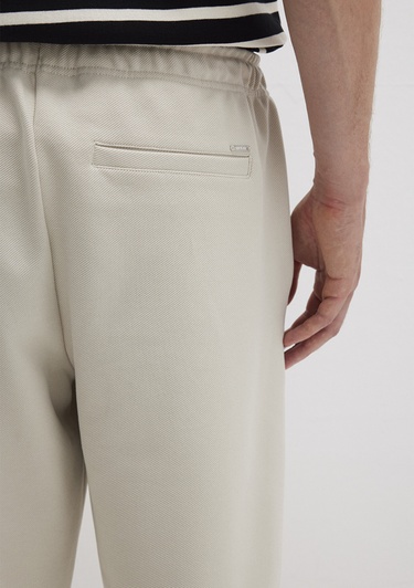  Mavi Bej Örme Pantolon 0010521-70144