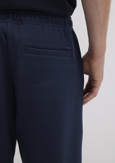  Mavi Lacivert Örme Pantolon 0010521-70490