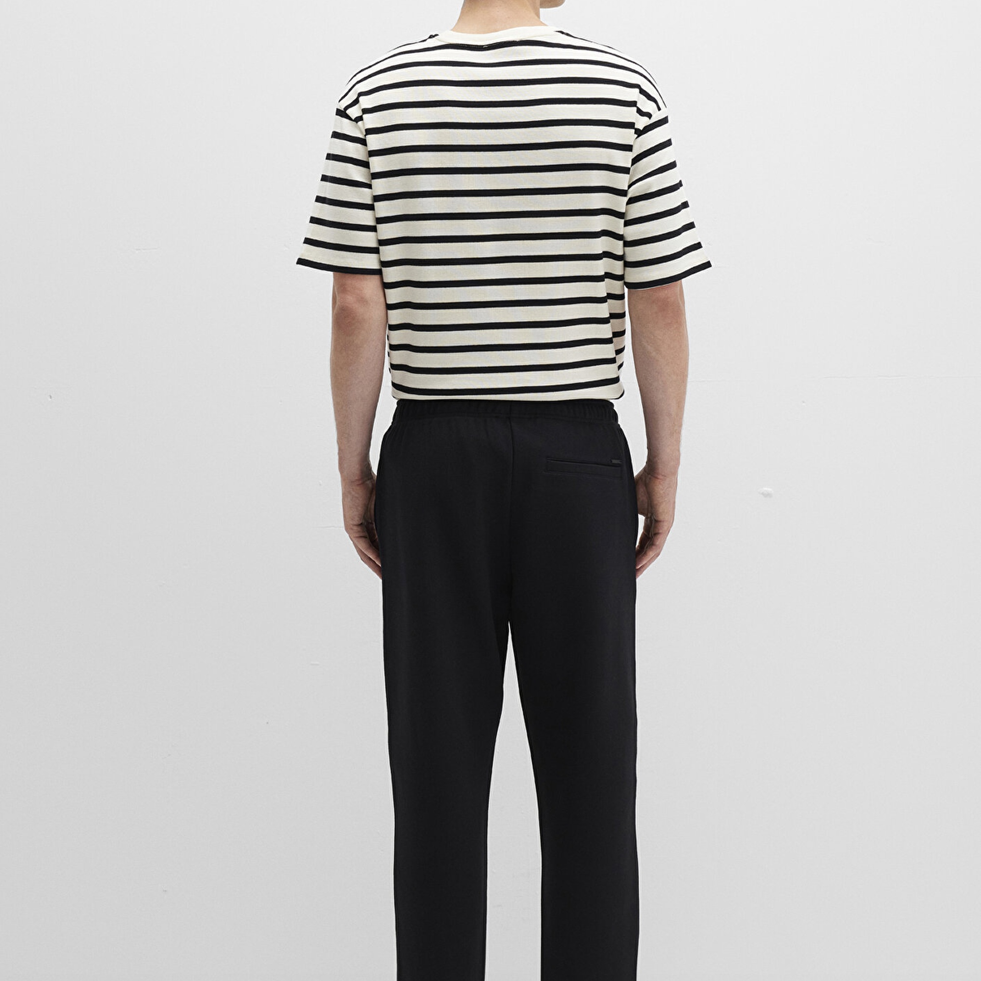 Mavi Siyah Örme Pantolon 0010521-900