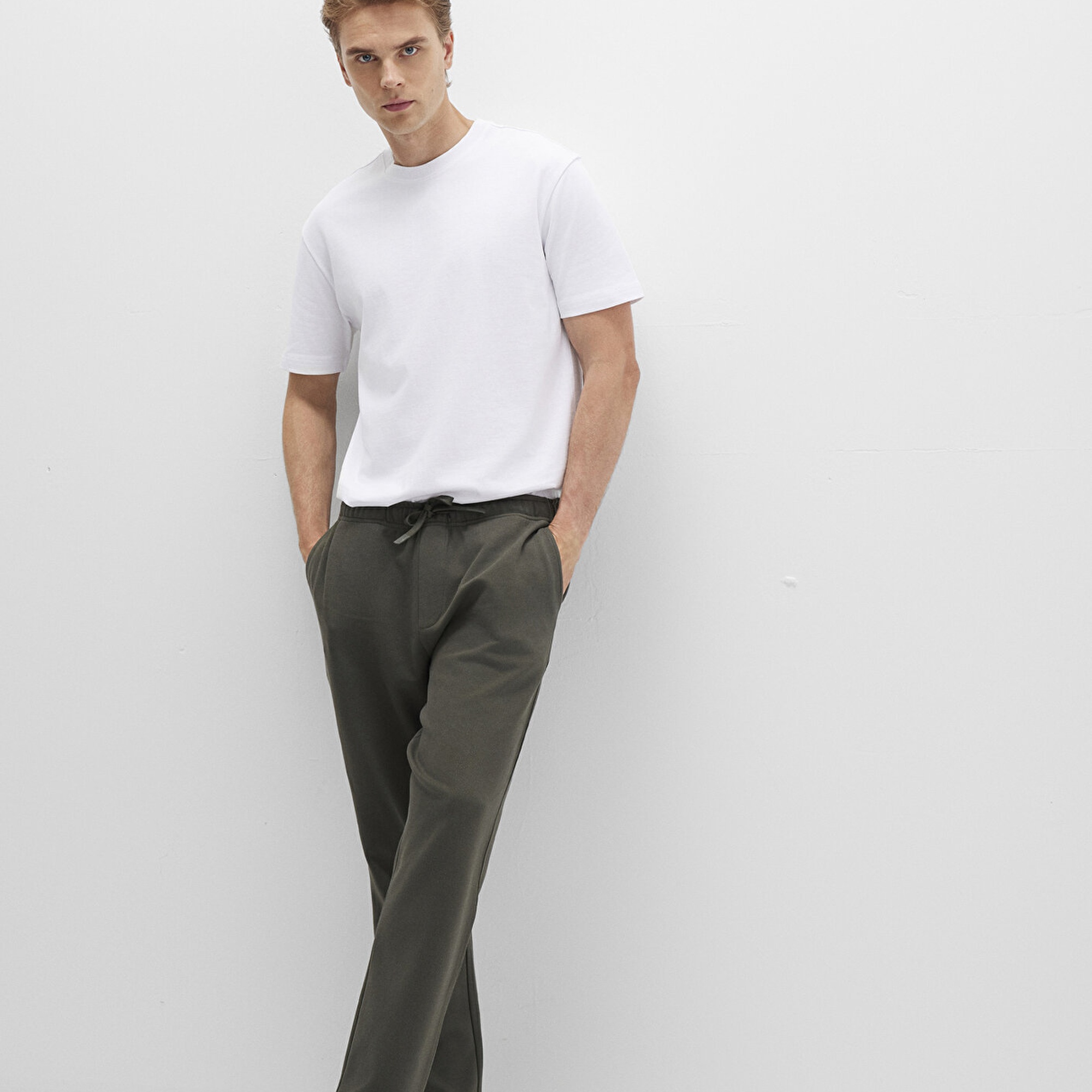 Mavi Haki Örme Pantolon 0010521-71545