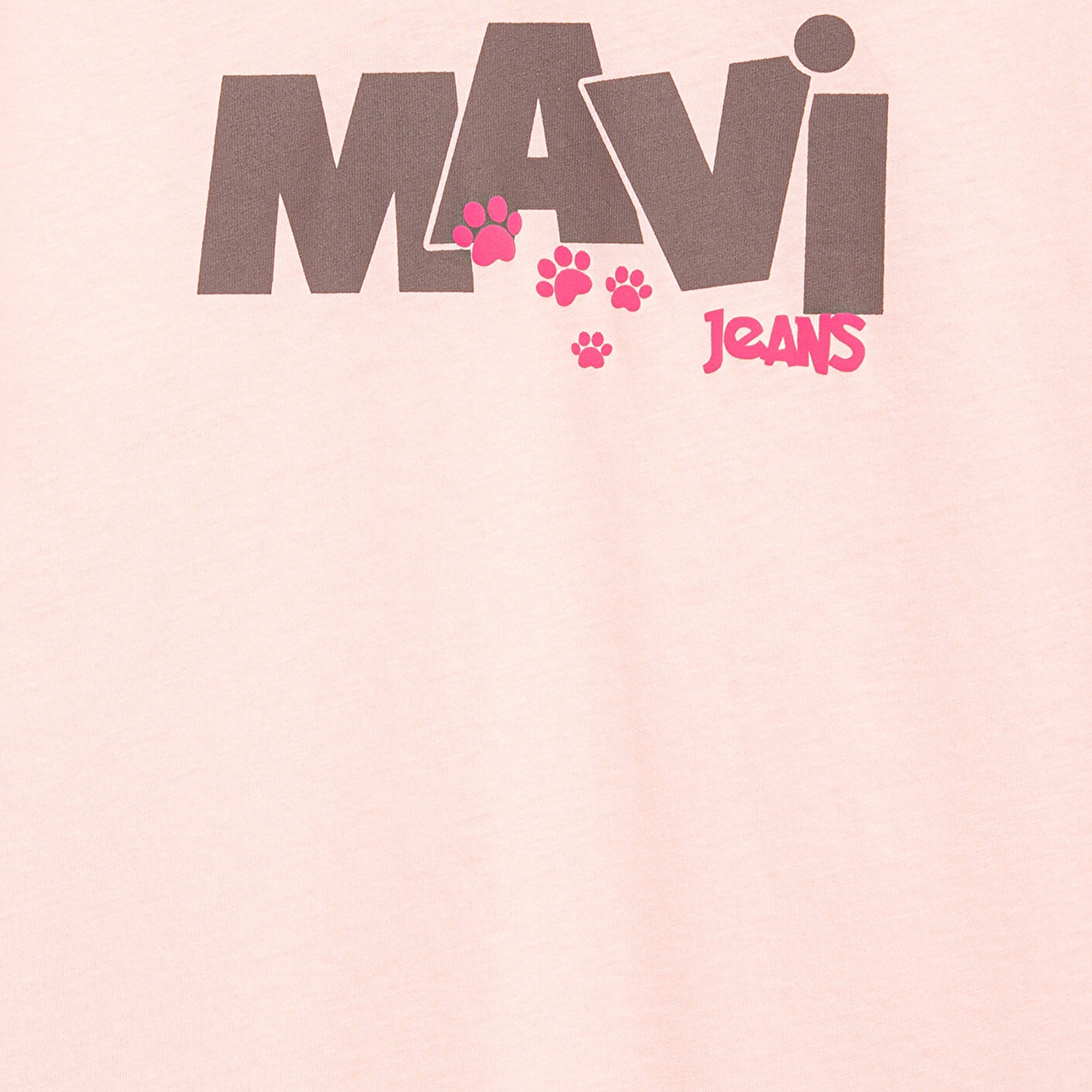 Mavi Mavi Pati Baskılı Pembe Tişört Loose Fit / Bol Rahat Kesim 7610361-90974