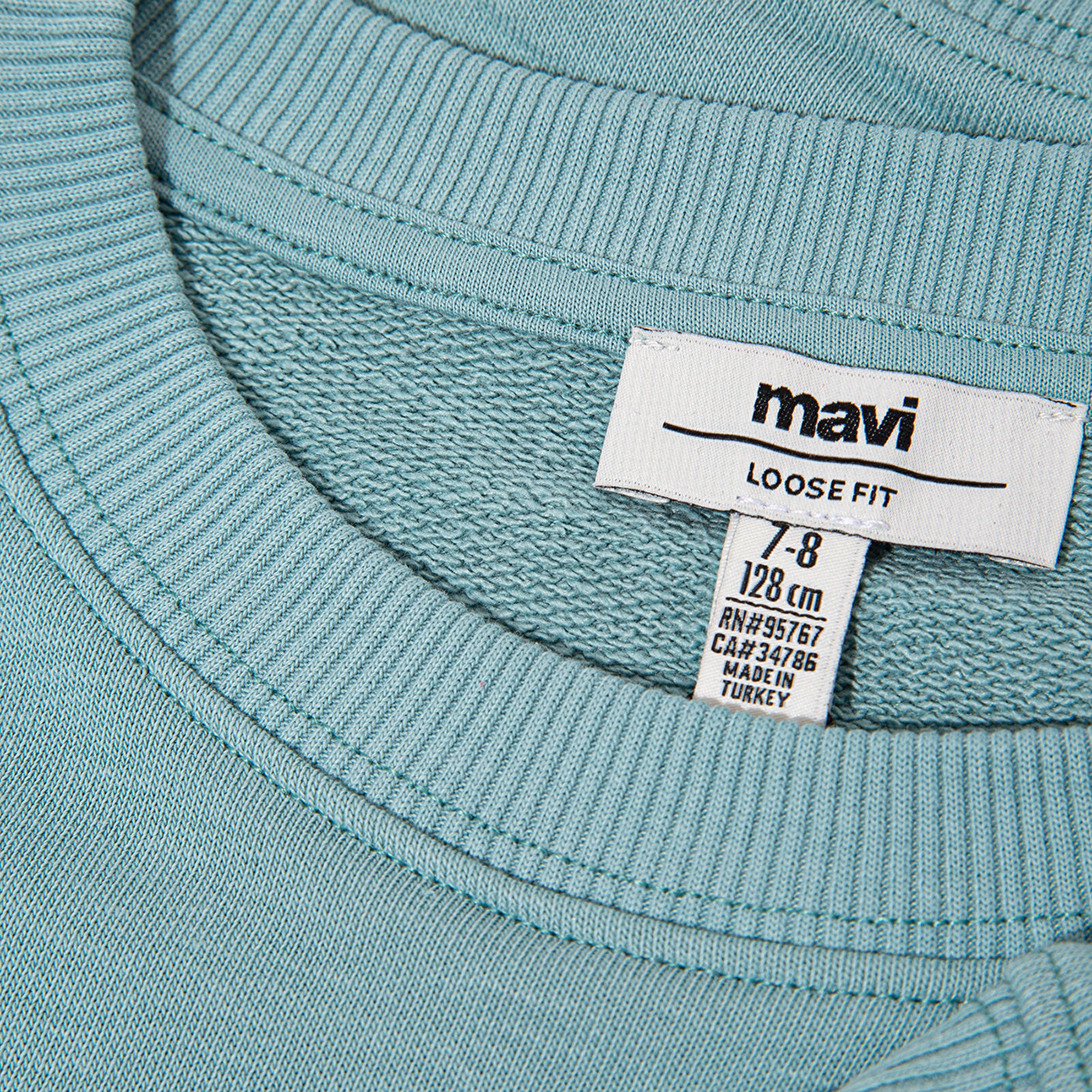 Mavi Mavi Logo Baskılı Mavi Sweatshirt 7S10126-71748