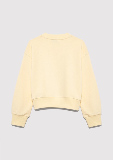  Mavi Mavi Baskılı Sarı Sweatshirt 7S10127-84571