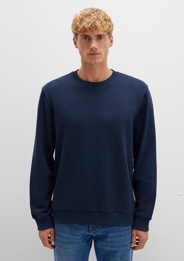  Mavi Bisiklet Yaka Lacivert Sweatshirt 0S10421-70490